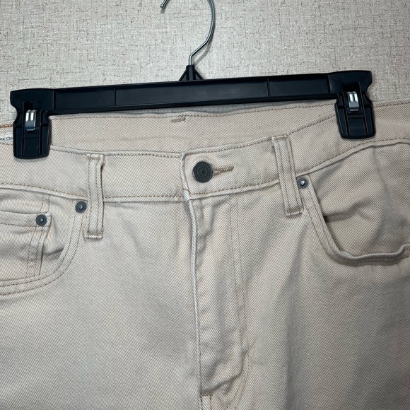 Levi's 502 Beige Denim Jeans W33 L32 - Picture 9 of 15